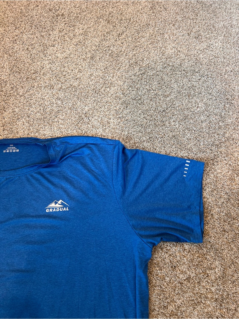 NWOT Gradual SZ 3X Athletic Performance Outdoor Crewneck. - Picture 3 of 7